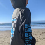 Checker Logo Raglan Hoodie